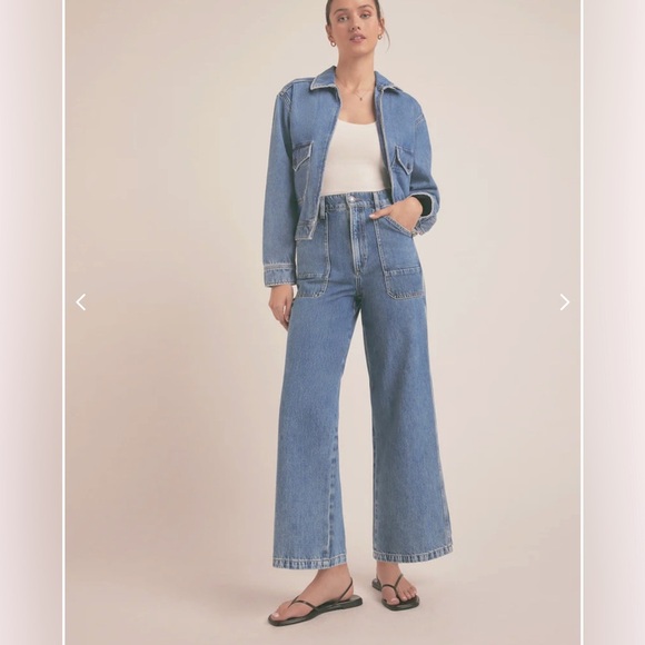 Favorite Daughter Denim - Favorite Daughter THE MISCHA SUPER HIGH RISE UTILITY. Sz 32. NWT